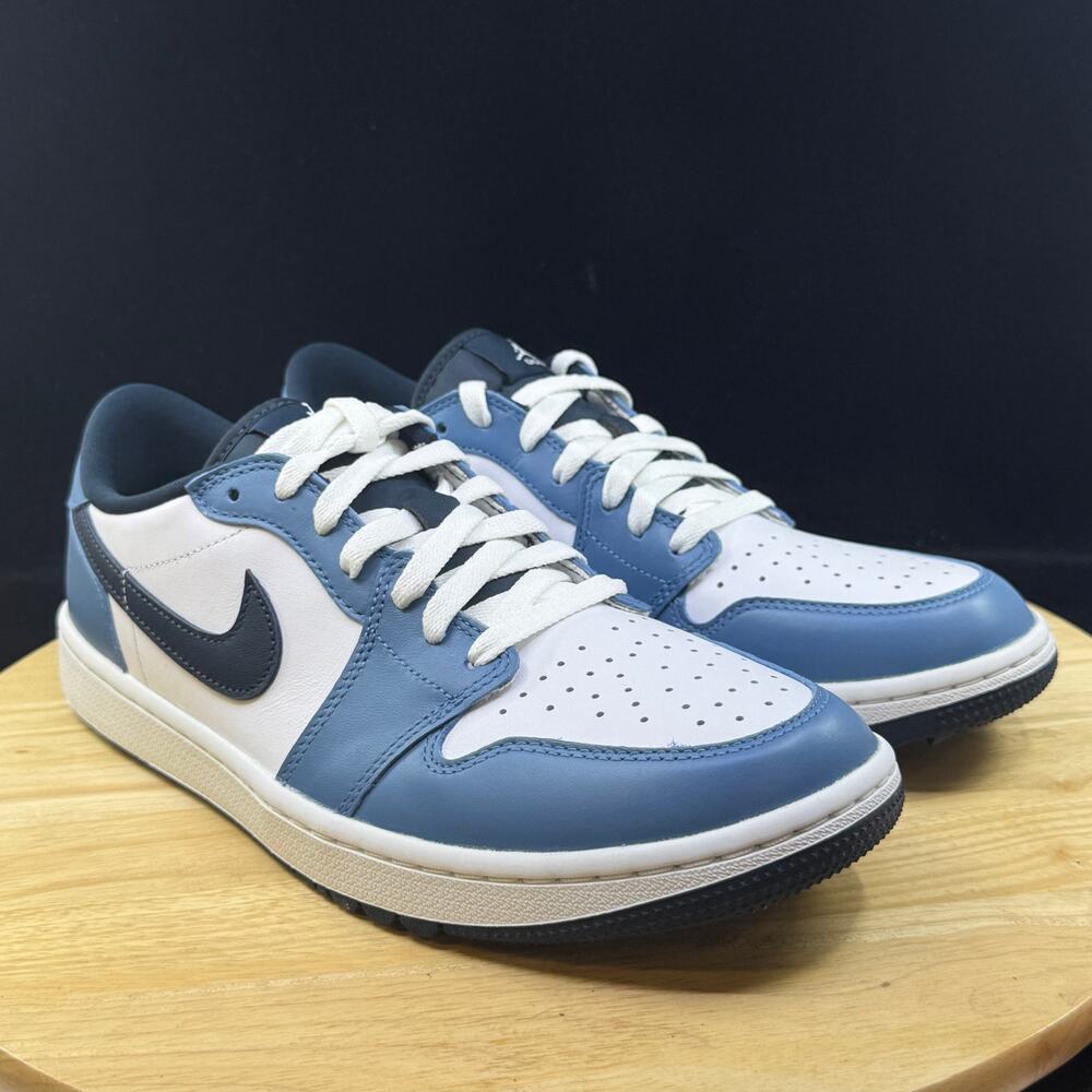 Nike Air Jordan 1 Low G White Aegean Storm Golf DD9315-115 Mens Size 8.5 - Picture 4 of 9